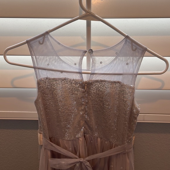 Silver sequin and mesh Iris and Ivy holiday dress - Picture 3 of 6